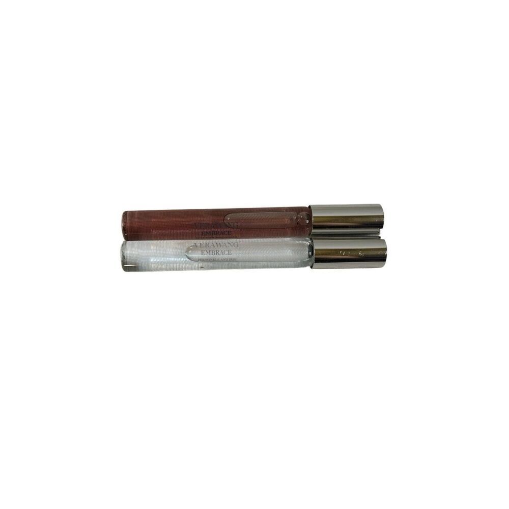 2 Vera Wang roller‎ perfume embrace periwinkle iris and rose buds vanilla